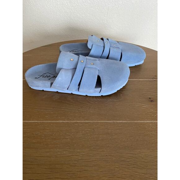 NEW Free people Sunday season mules 36 blue - Picture 2 of 6